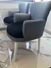 Resim Azra Mobilya Çay Seti Oturma Grubu Oturma Takımı Koltuk Takımı Ahşap Mobilya Takımı Balkon Bahçe Mobilyası Siyah 