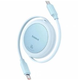 Resim Baseus P10364500311-01 Free2 Pull 1m Şarj Kablo USB-C Mavi 