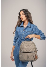 Resim Ççs Kadın Sırt Çantası Ccs17749 Std / Bej Bej 