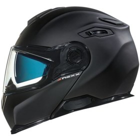 Resim X.vılıtur Mat Sıyah Çene Açılır Kask 