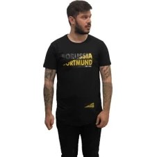 Resim Amor Man Borussıa Dortmund Dijital Baskılı Pamuk Outdoor Spor Erkek Tşört 
