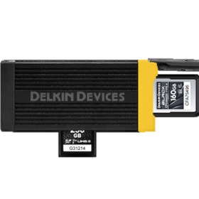 Resim Delkin Devices USB 3.2 CFexpress Type-A & SD UHS-II Kart Okuyucu 