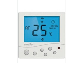 Resim Normadia Yüksek Performanslı Dijital Fancoil Termostatı, 4 Borulu, Güçlü ve Güvenilir 
