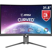 Resim MAG 325CQRF QD 31.5" WQHD 16:9 Curved 1000R Rapid VA 170 Hz 1 ms FreeSync Gaming Monitör MSI