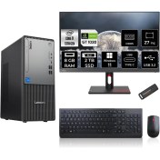 Resim Lenovo Thinkcentre Neo 50T Gen 5 Intel Core I7 13700 8gb 2tb SSD GT1030/4GB 27" Fhd Monitör W11P Masaüstü Bilgisayar & Per4 USB Bellek 12UB000LTRMNT1384 