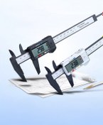 Resim AfterTimes Dijital Elektronik Kumpas LCD Ekranlı Mikrometre Ölçüm Aleti 