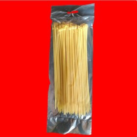 Resim Renkli Kablo Bağı Plastik Cırt Kelepçe 3,6x250 Sarı 200 Adet 