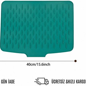 Resim Su Tahliye Matı - Yeşil 