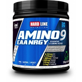 Resim Hardline Nutrition Amino9 Eaangry Yeşil Elma Limon 390 gr 