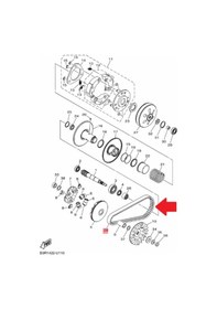 Resim Yamaha Delight 125 Lts125 Or. Varyatör Kayişi B3Y-E7641-00 555585427 