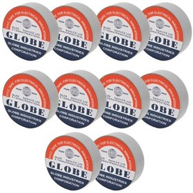 Resim Globe İzolebant Elektrik Bandı Gri - 10 Adet 