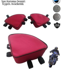 Resim SEVBAGS Motosiklet Yan Koruma Demiri Üçgen Avadanlık Çantaları 