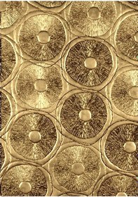 Resim Soyut Kanvas Tablo Siyah Altın Incir Dikey 