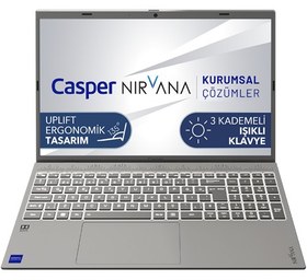 Resim Casper Nirvana C650.1235-8V00X-G-F Uzay Gri 