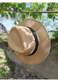 Resim Suyutti Kostan Aksesuar Unisex Hasır Şapka Hasır Çok Renkli 