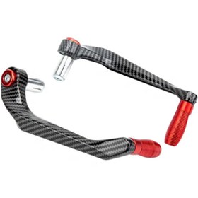 Resim ttr motors MOTOSİKLET MANET KORUMA SETİ KIRMIZI (KARBON DESEN) 