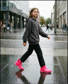 Resim Mini Melissa Chelsea Boot II Pembe Kız Çocuk Botu | 31-35 Numara | EVA Taban - 35 