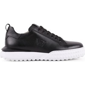 Resim Libero Siyah Deri Erkek Spor Ayakkabı 5091 Siyah Siyah 