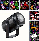 Resim Sunshine022 Usb Güçlü Döner Noel Projektörü Led Sahne Işığı Parti Dekorasyon Yatak Odası 