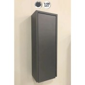 Resim Özceden Çok Amaçlı Banyo Boy Dolabı 70 cm Mdf Antrasit Gri Mat Renkli 