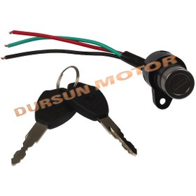 Resim E-Bike 3 Tekerli Yuki-Kral-Arora-Kuba Kontak Anahtarı 