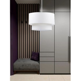 Resim Kumaş Başlık 2 Katlı Pasta Avize Yatak Odası Çocuk Odası 