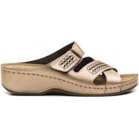 Resim Cv Dr.tavsiyeli Ortapedik Kadın Terlik Altın 