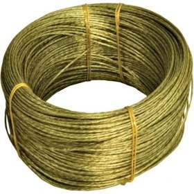 Resim ÜN.K Ünallar Tarım 20 Metre Izoleli Çelik Halat 4 mm Izoleli Halat Çelik Halat Izoleli Çelik Çamaşır Ipi 4 mm 