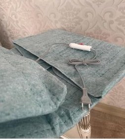 Resim Çift Kişilik Elektrikli Alt Battaniye (SU YEŞİLİ) (120 X 155CM) 