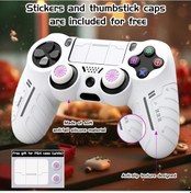 Resim Topshop1 Ps4 İçin Ter Tutmaz Spiderweb Kılıf + Çubuk Kapakları Ve Sticker 