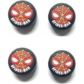 Resim Fame Spiderman Mask Ps3-ps4-ps5-xbox One-x-s-series X Series S Analog Koruyucu Silikon Pad 
