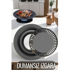 Resim Hsnet Kokusuz Dumansız Izgara Su Hazneli Ocak Üstü Grill - F445K348-U46445 