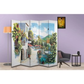 Resim Şehir Temalı Özel Tasarım Paravan Room Divider 180 x 200 cm 