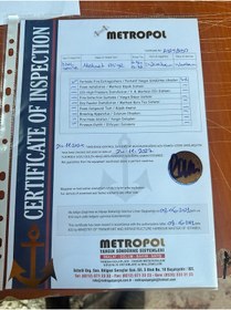 Resim Yangın Tekne Sertifikalı 12 Kg Abc Tozlu Yangın Söndürme Tüpü 4yıl Garantili 