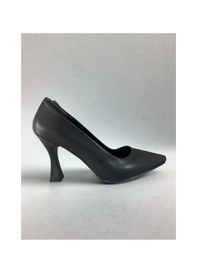 Resim Byselçuk Cild Deri Siyah Stiletto Ayakkabı Siyah Cild 