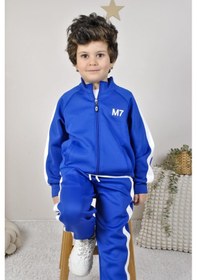 Resim Scuba Fermuarlı Takım Saks Mavi 