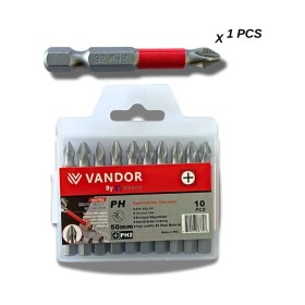 Resim Vandor Anti Slip Bit Kaydırmaz Bits S2 Yüksek Kalite Çelik Ph2 50 - 729927867328 