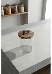 Resim Acar Calix Akasya Kapaklı Kavanoz - 2200 Ml Şeffaf/kahverengi 