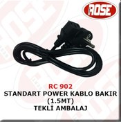 Resim Standart Power Kablo Bakır 1.5 M Tekli Ambalaj 