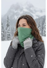 Resim Kadın Polar Boyunluk Bere Su Yeşili Yeşil 