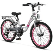 Resim MOSSO 20 INFINITY V GIRL ALUMINYUM HAFİF SHIMANO 6 VİTESLİ GÜMÜŞ 