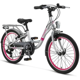 Resim MOSSO 20 INFINITY V GIRL ALUMINYUM HAFİF SHIMANO 6 VİTESLİ GÜMÜŞ 