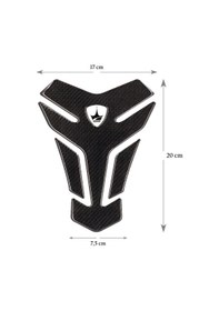 Resim Grippatch Ducati, Mv Agusta İle Uyumlu Universal 6d Karbon Tank Pad Gc01 KARBON 