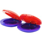 Resim 2 Adet Parmak Kastanyetler Perküsyon Enstrüman Müzikal Çok Renkli 