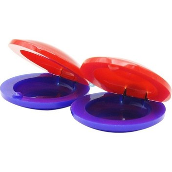 2 Adet Parmak Kastanyetler Perküsyon Enstrüman Müzikal Çok Renkli