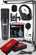Resim Midex Exclusive Paket-4 CX2 Mikrofon-GLX-800 Ses Kartı Stüdyo Kayıt Seti 