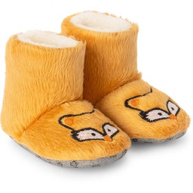 Resim pufien Çocuk Panduf, Bebek Ev Botu, Hayvan Desenli Sevimli Nakışlı Bebek Panduf 