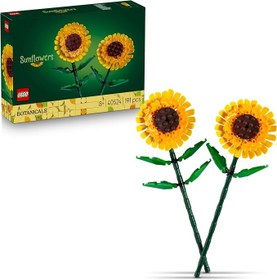 Resim LEGO Botanicals Ayçiçeği 40524 - 8 Yaş ve Üzeri Çocuklar için Doğum Günü Hediyesi Fikri, Ayarlanabilir Yeşil Saplı ve Yapraklı 2 Ayçiçeği İçeren Dekoratif Yaratıcı Oyuncak Yapım Seti (191 Parça) 