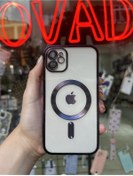 Resim OVADA Iphone 11 Uyumlu Kamera Korumalı Cam Lensli Köşeli Magsafe Kablosuz Şarj Destekli Kılıf 