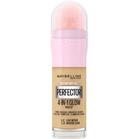 Resim Maybelline Perfector Glow - 4 Etki 1 Arada Fondöten No: 1.5 Light Medium 